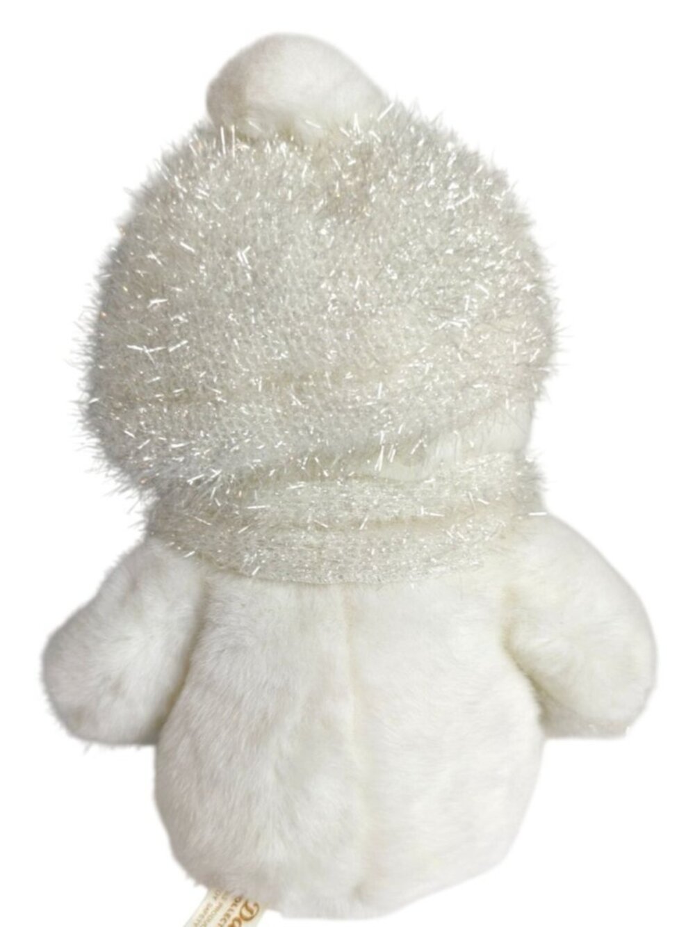 Dan Dee White Snowman Plush 15" Silver Hat Scarf Snowflake Winter Holiday Gift - Picture 5 of 8